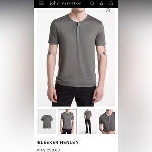 John Varvatos Linen Shirt – Size XXL – Brand New – Premium Designer